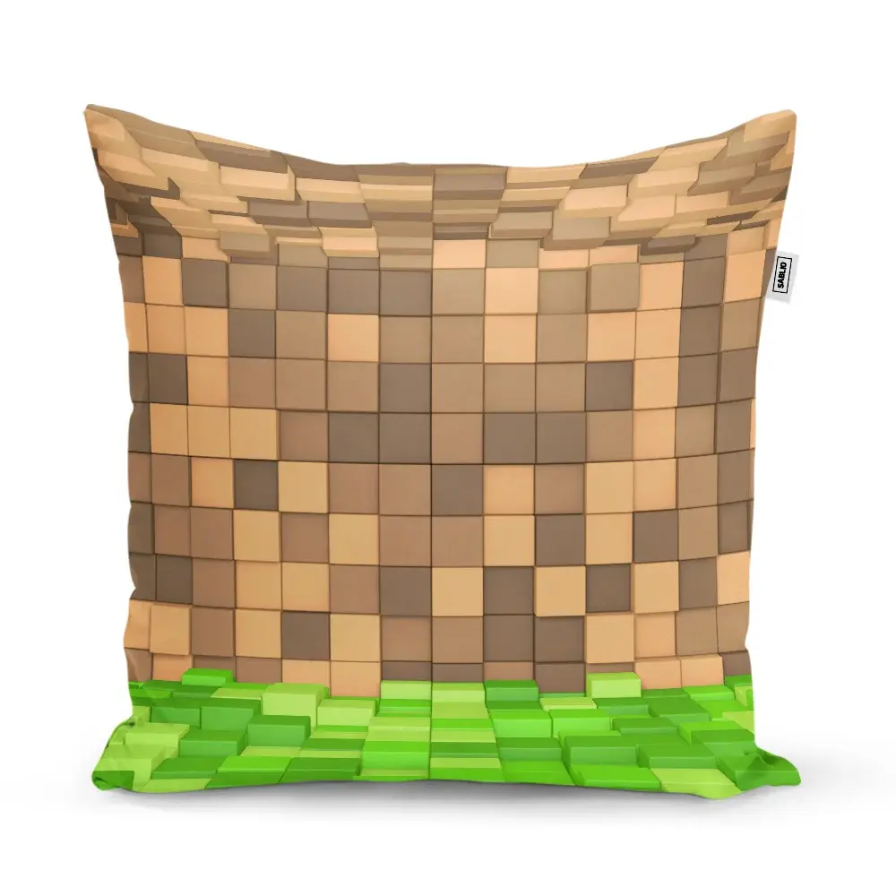 Polštář Blocks 3D - 50x50 cm
