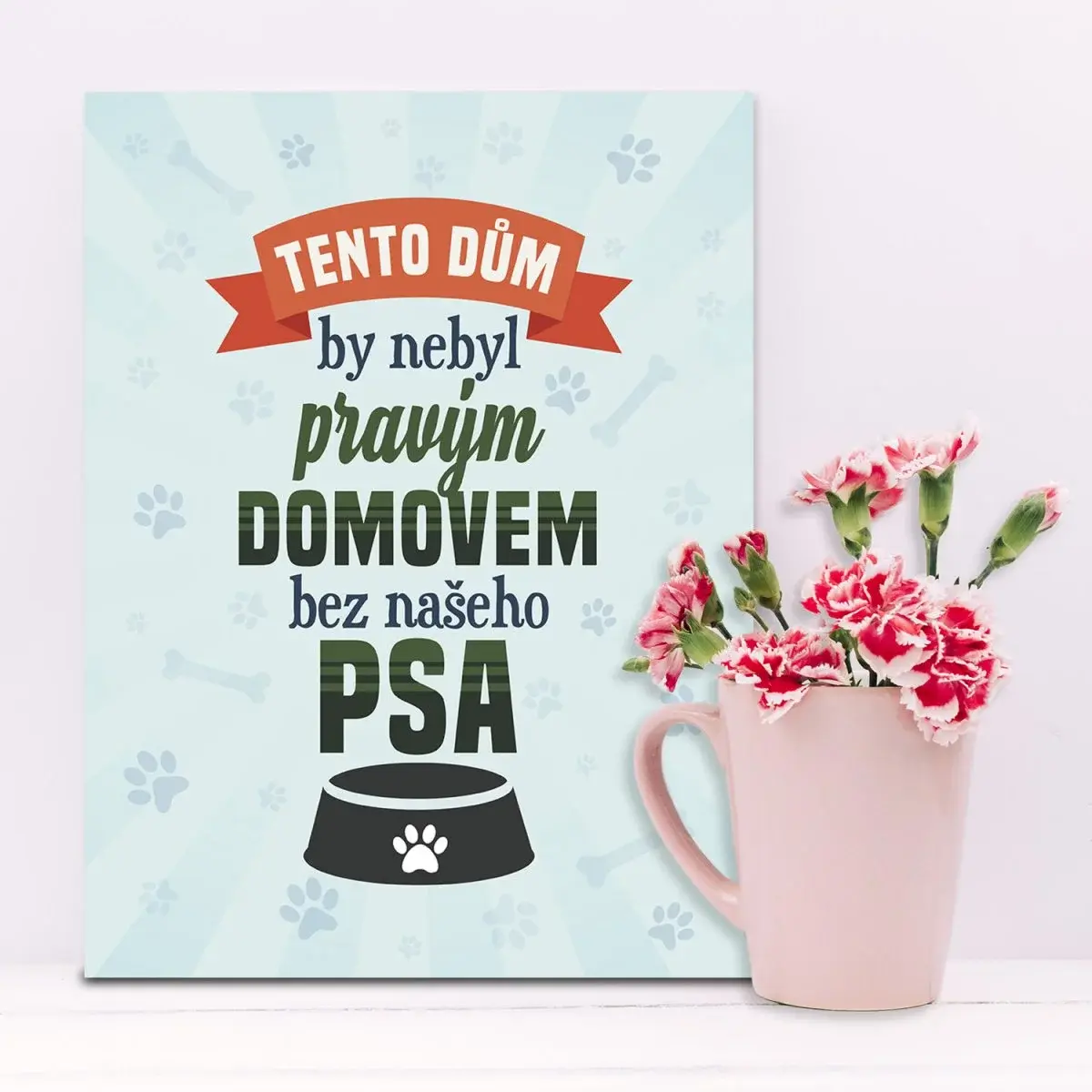 Dárková cedulka Tento dům: 30x40 cm