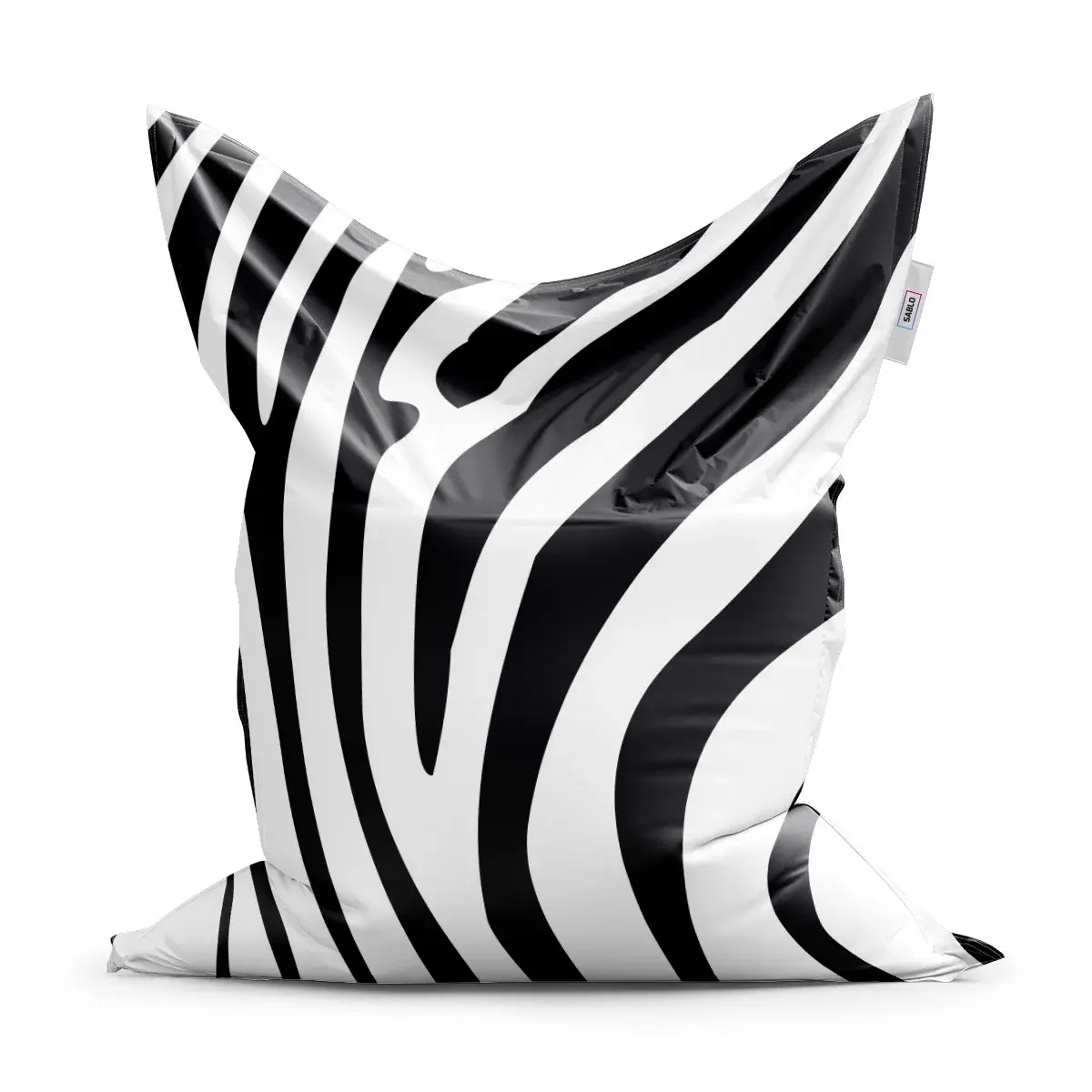 Sedací vak Classic Vzor zebry - 200x140 cm