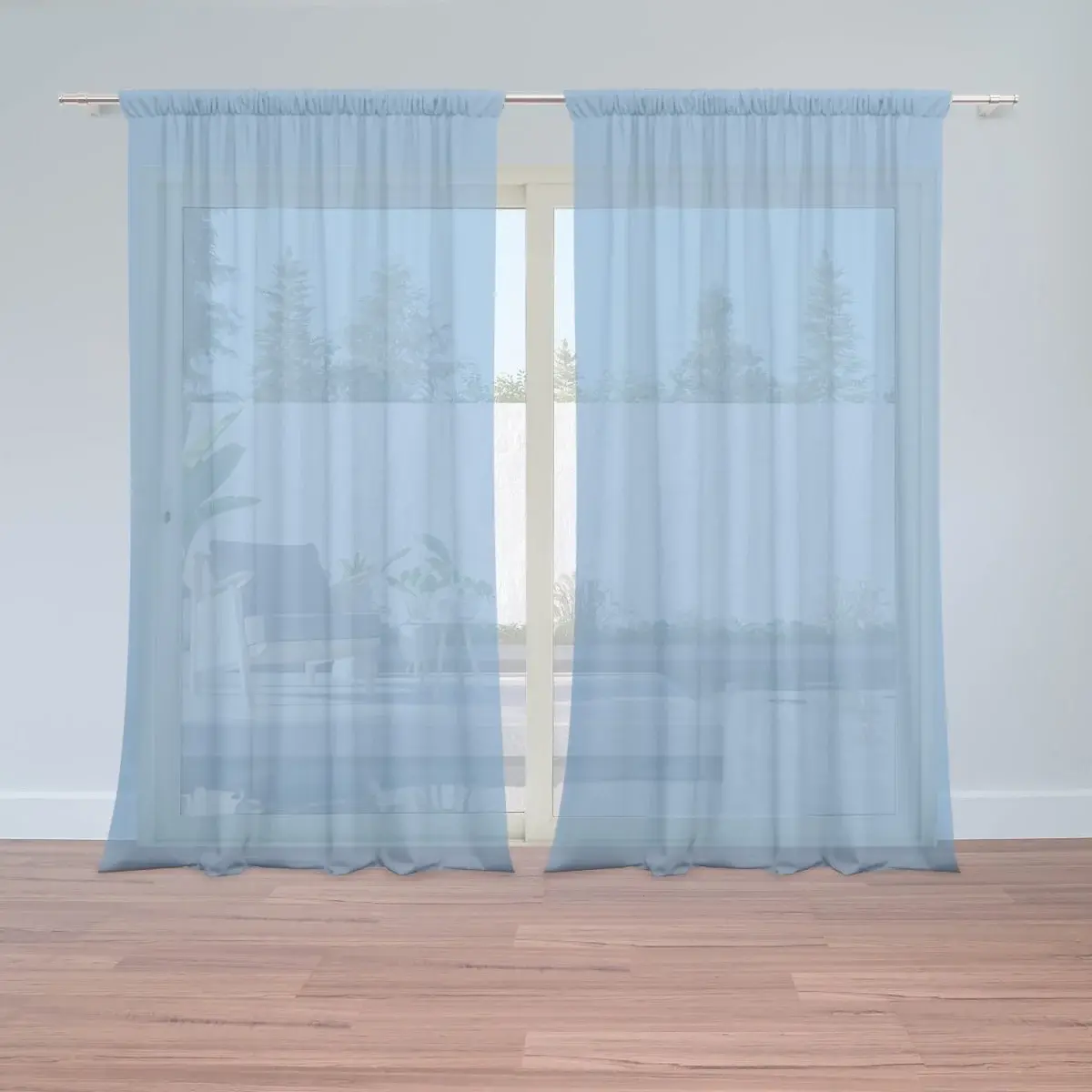 Záclony Modrá 3: 2ks 150x250cm