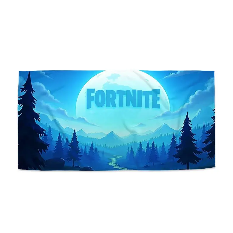 Ručník FORTNITE Modré údolí s měsícem - 70x140 cm