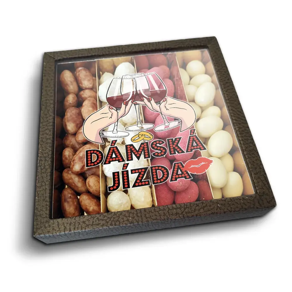 Mandle v čokoládě Dámská jízda - 4x 80g