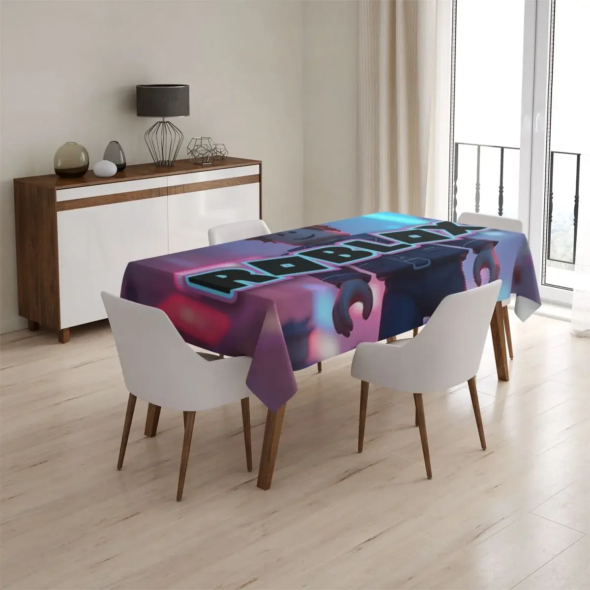 Ubrus ROBLOX Neonové město - 130x170 cm