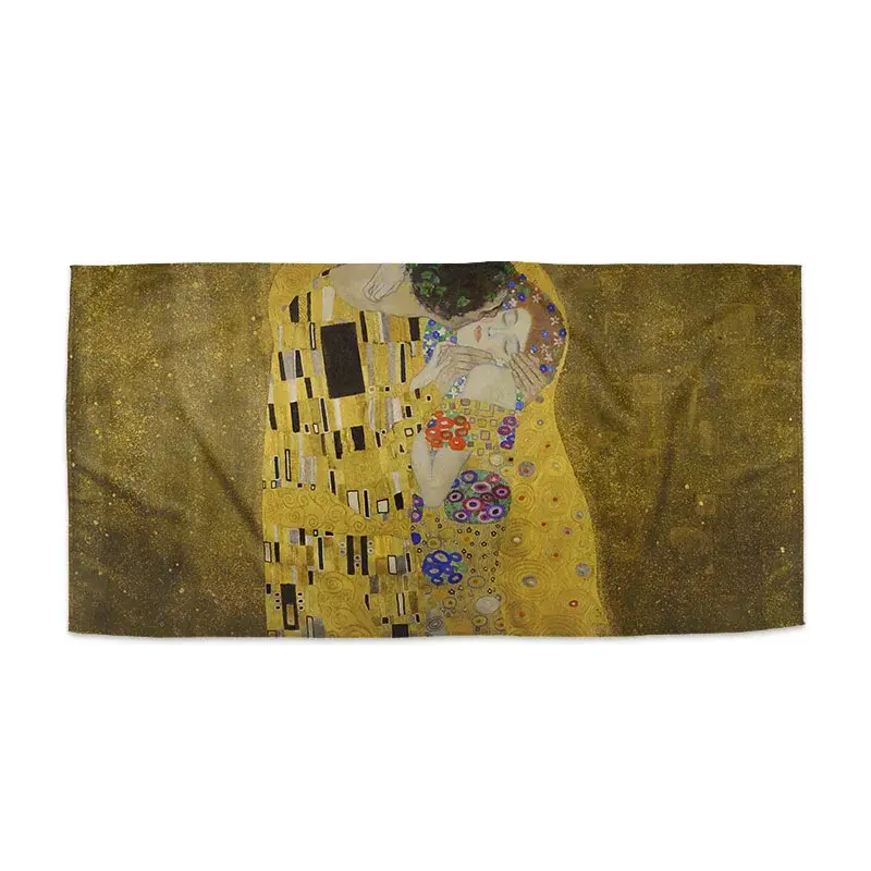 Ručník Polibek - Gustav Klimt - 50x100 cm