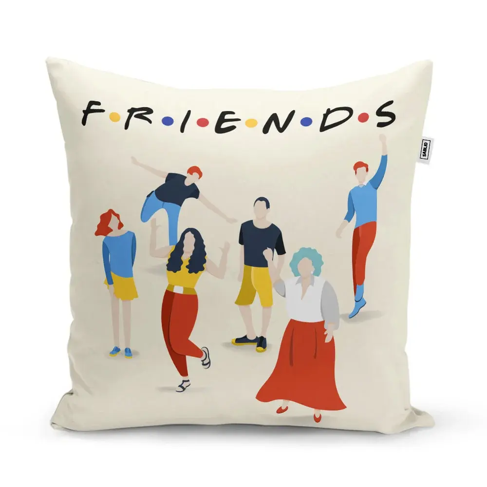 Polštář Seriál přátelé FRIENDS Postavy - 40x40 cm