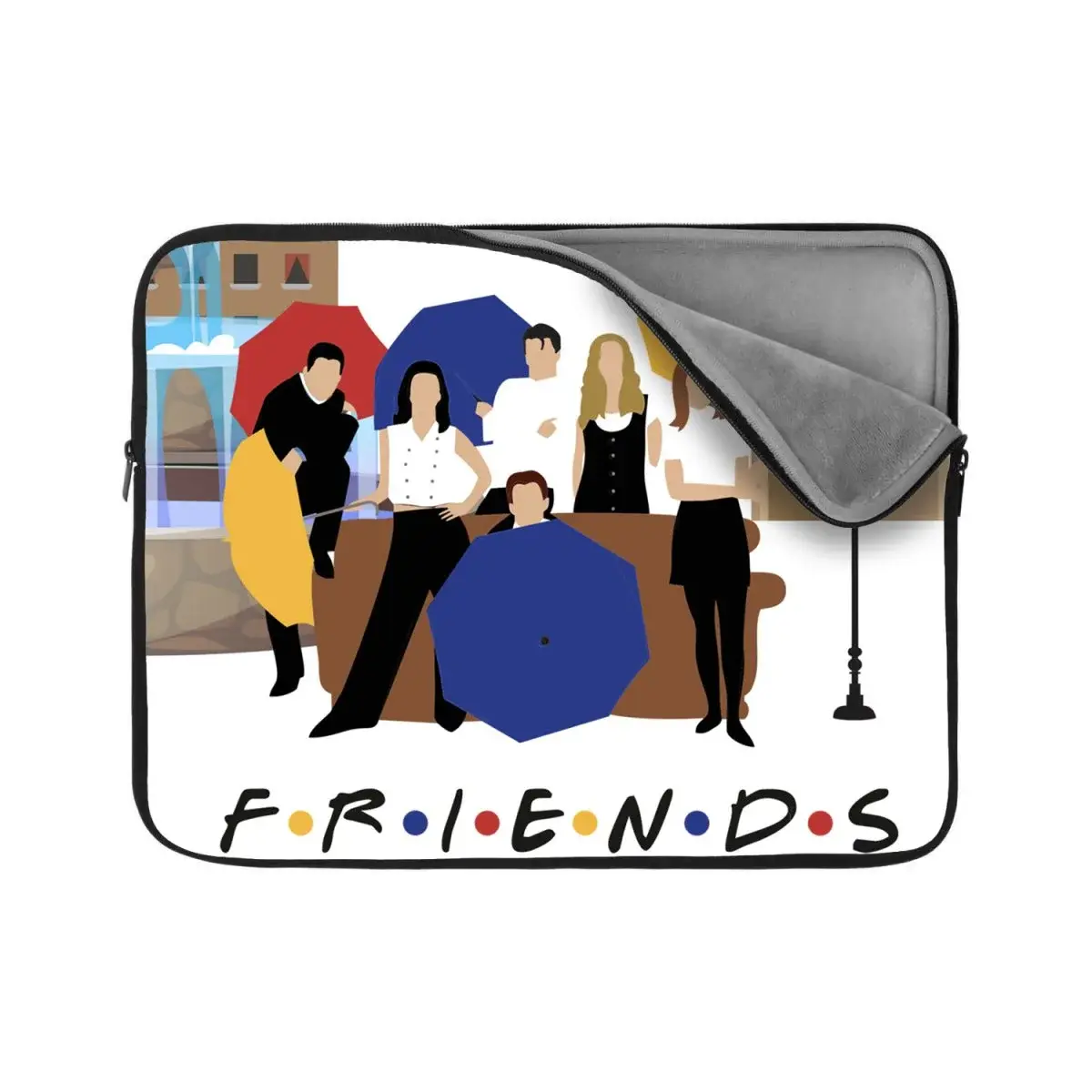 Obal na notebook Seriál přátelé FRIENDS Gauč u fontány - 17"