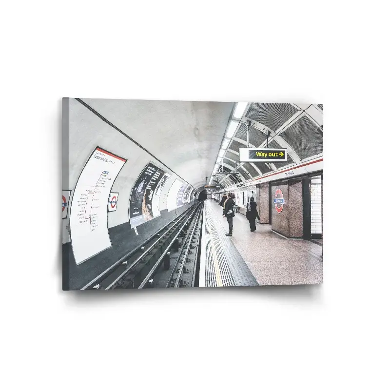 Obraz Stanice metra - 120x80 cm