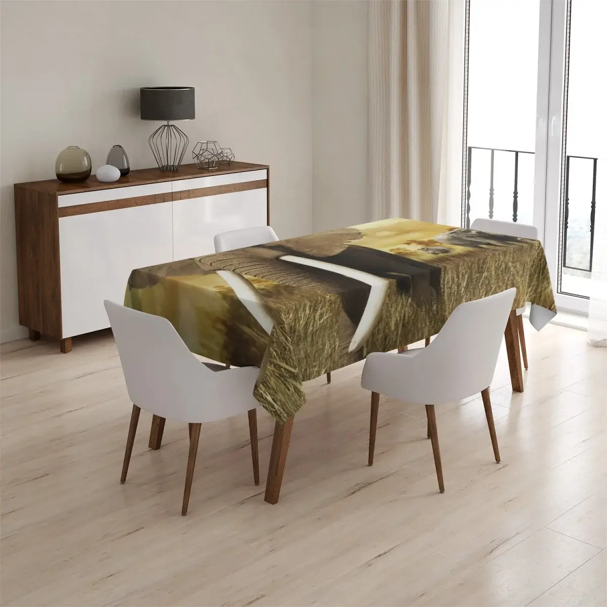 Ubrus Slon Africký - 90x90 cm