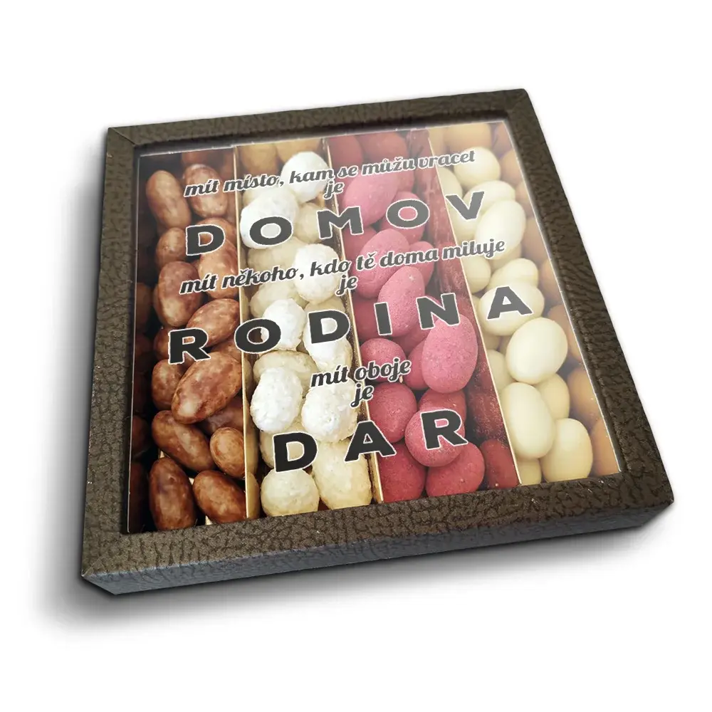 Mandle v čokoládě Domov 5 - 4x 80g