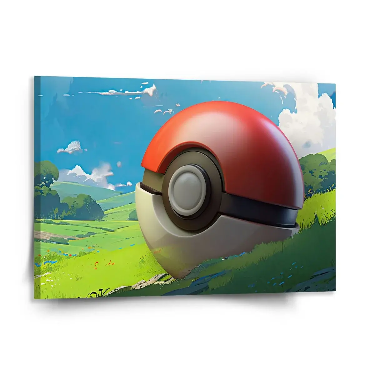 Obraz Pokemon ball Krajina - 150x110 cm