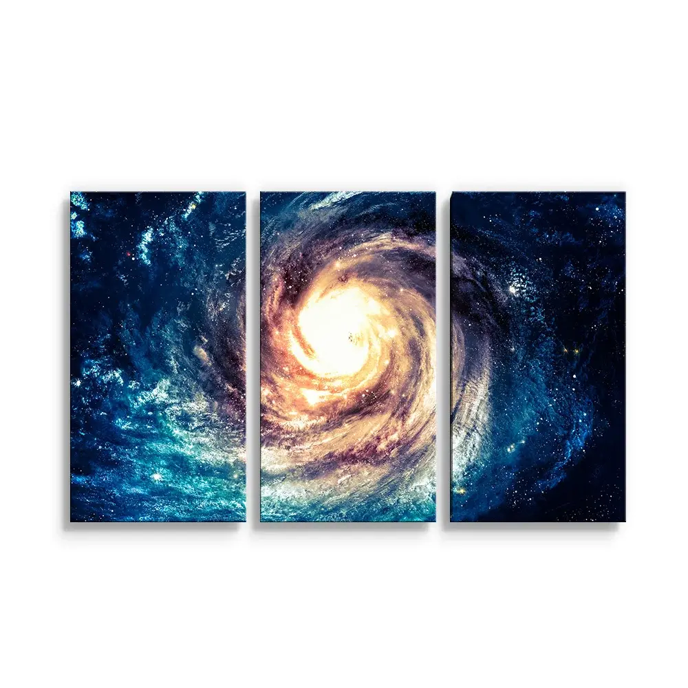 Obraz - 3-dílný Světelný vír - 120x80 cm