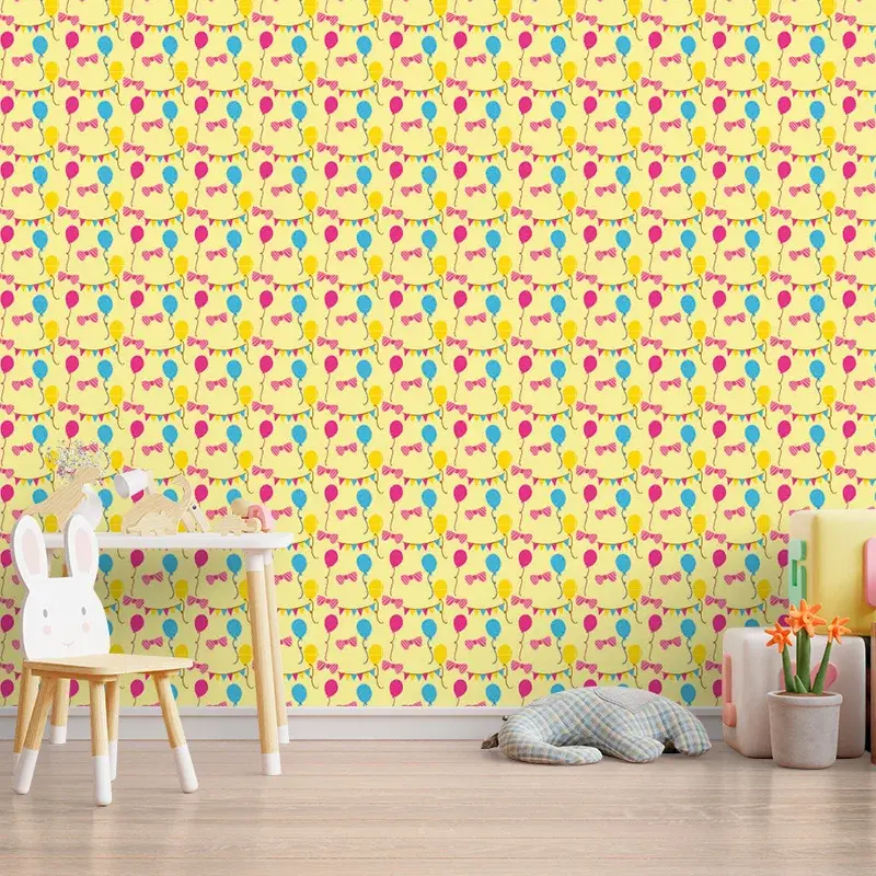 Tapeta Nafukovací balonky - 208x125 cm