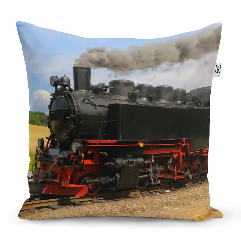 Polštář Lokomotiva 3 - 40x40 cm