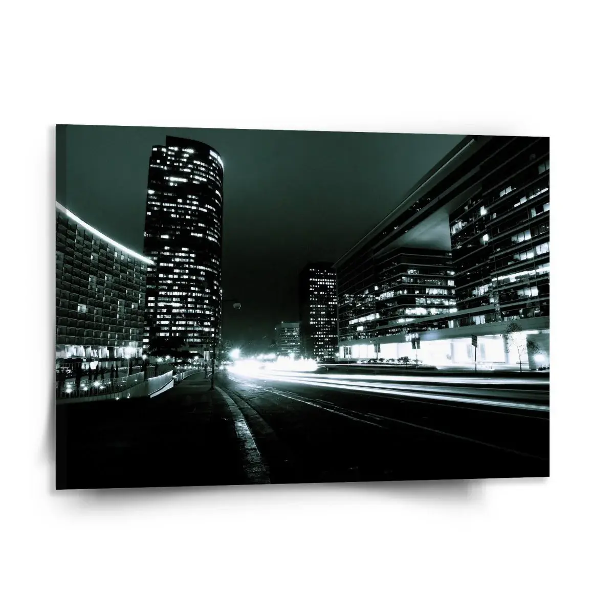 Obraz Noční ulice - 150x110 cm