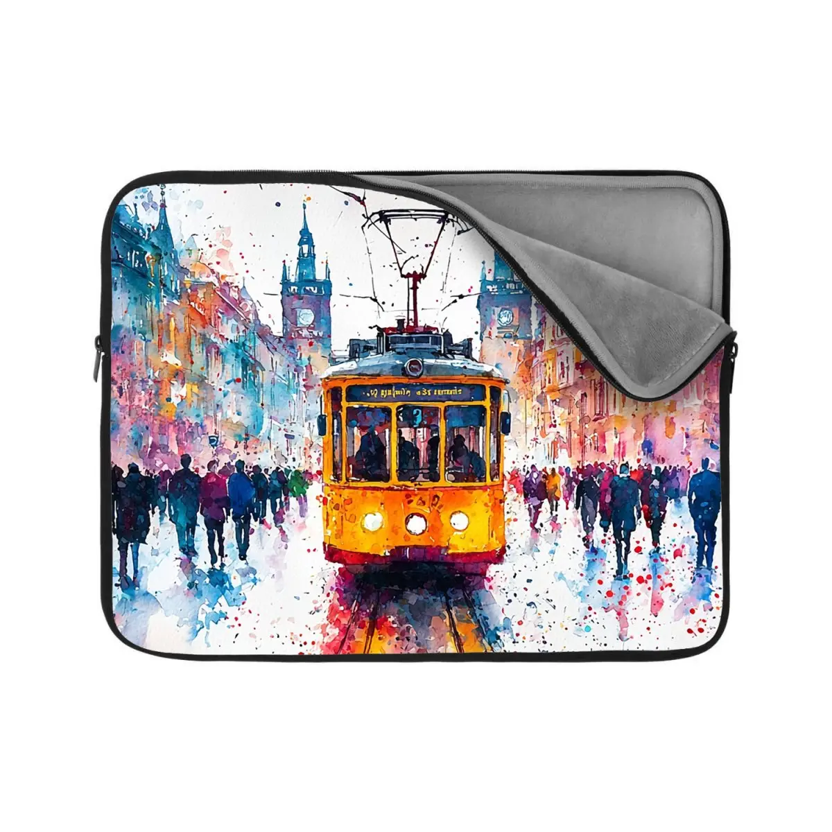 Obal na notebook Žlutá tramvaj Paint - 17"