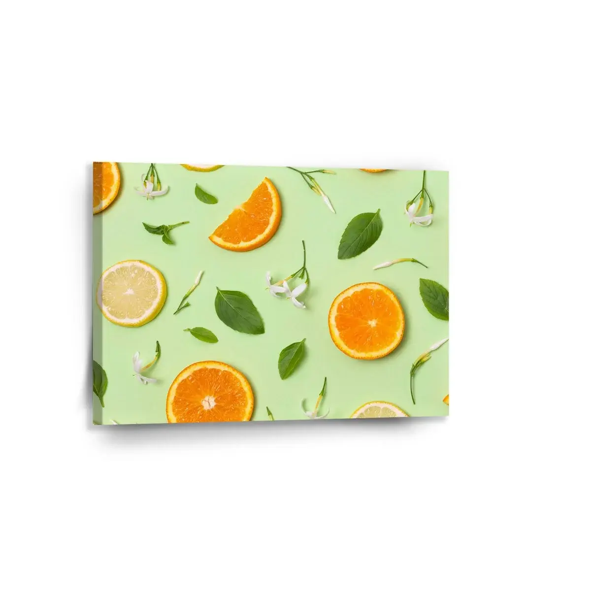 Obraz Citrus a květ - 90x60 cm