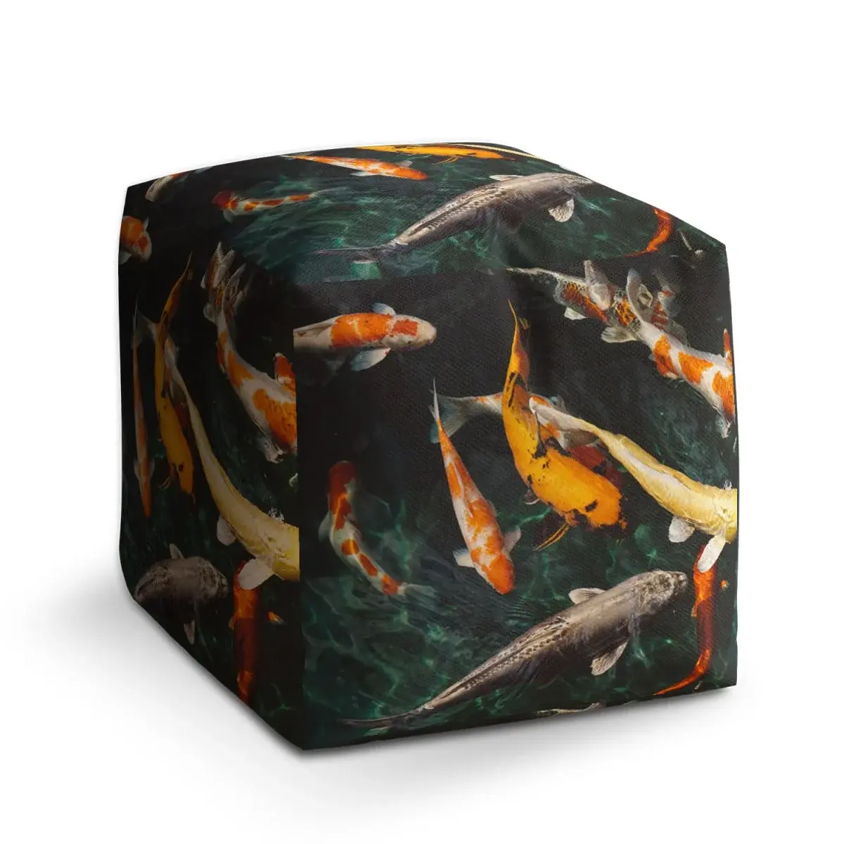 Taburet Cube Ryby - 60x60x60 cm