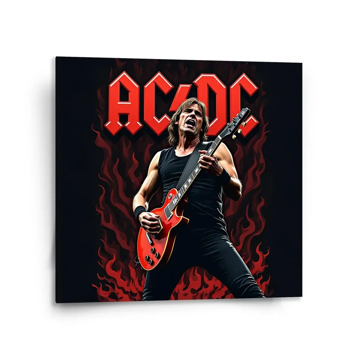Obraz ACDC Kytarista - 110x110 cm
