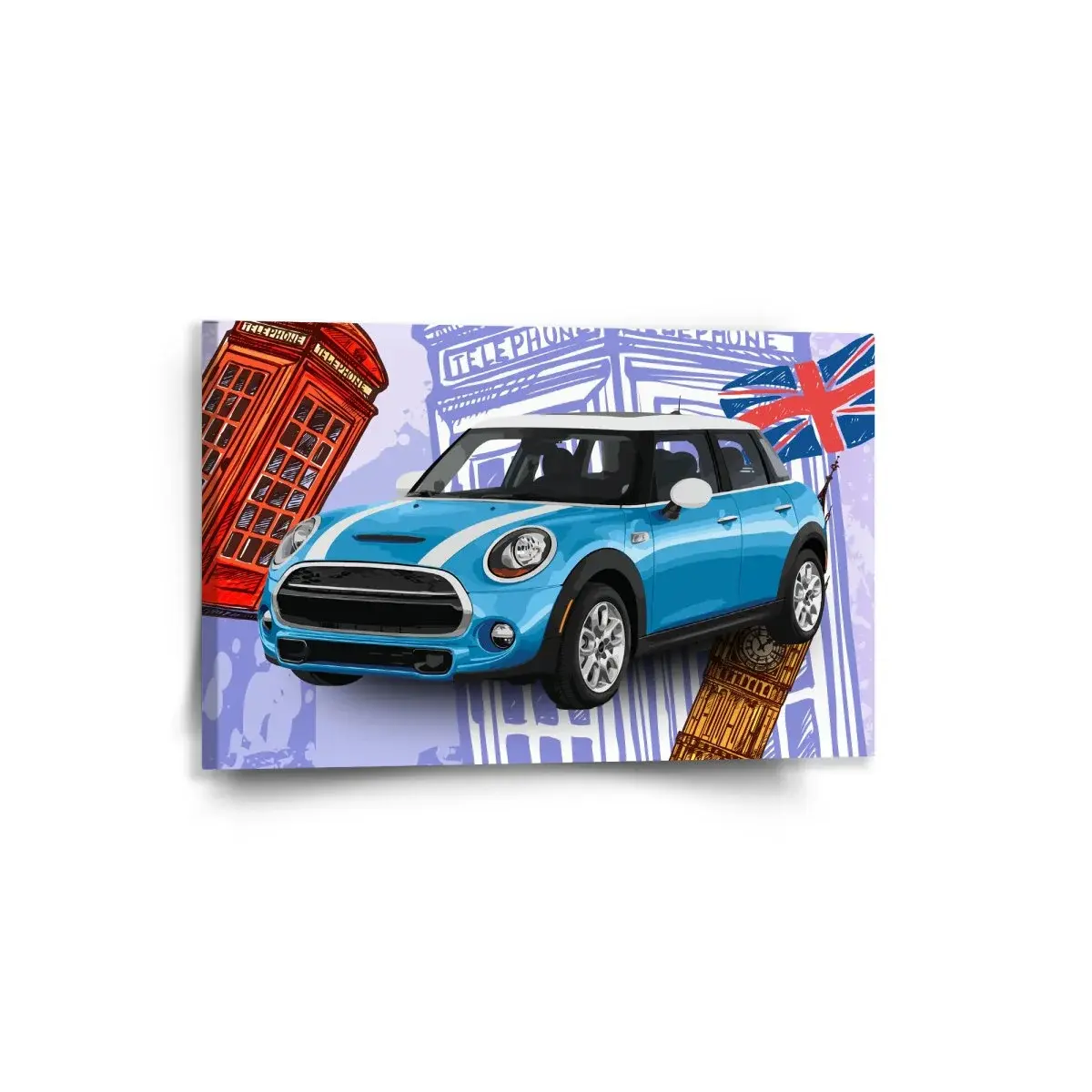 Obraz Mini sedan Londýn - 60x40 cm