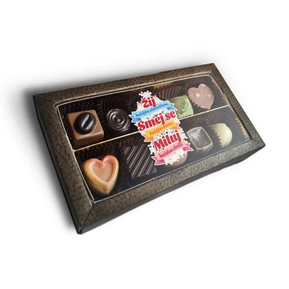 Pralinky Žij, Směj se, Miluj - 10 ks pralinek