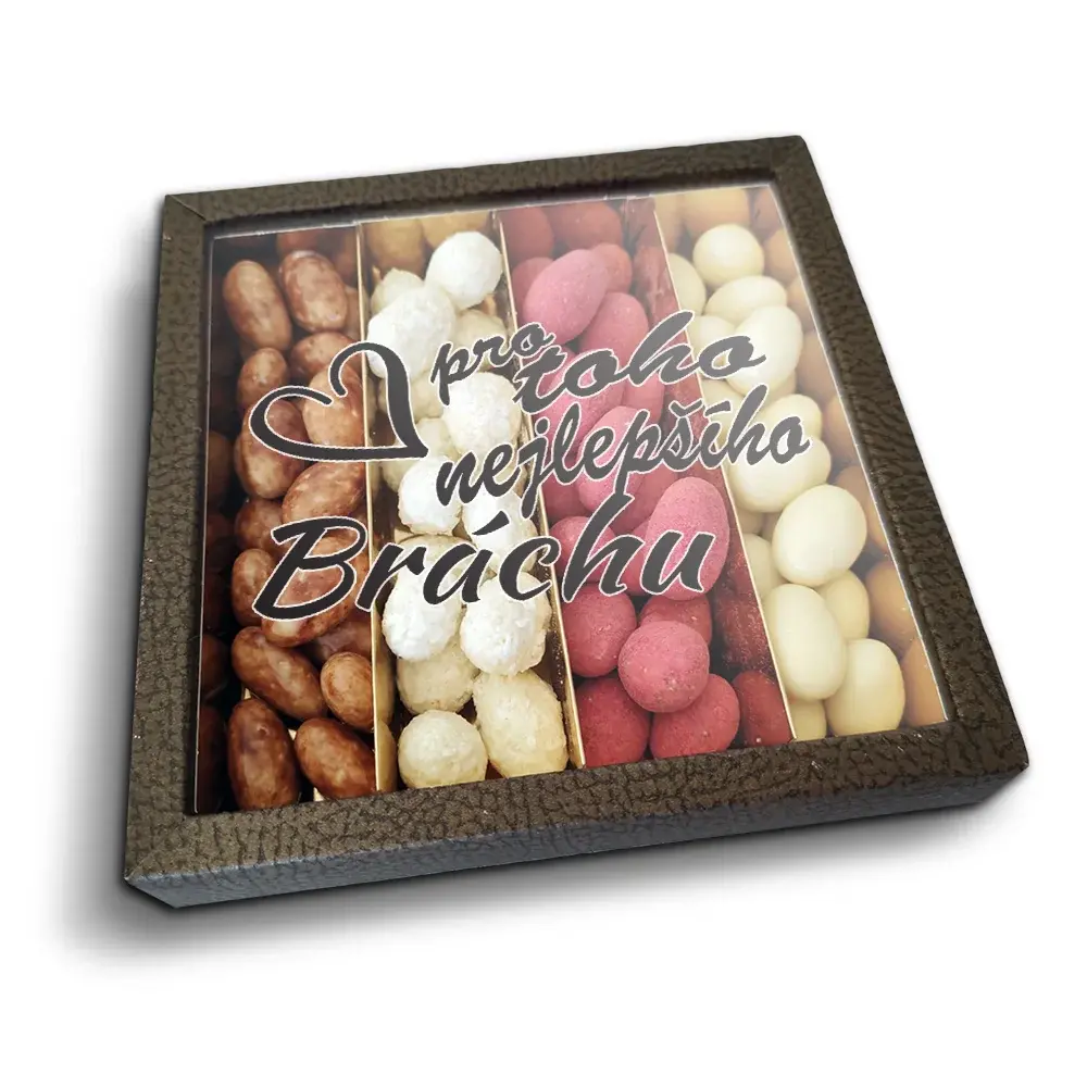 Mandle v čokoládě Pro toho nejlepšího bráchu - 4x 80g