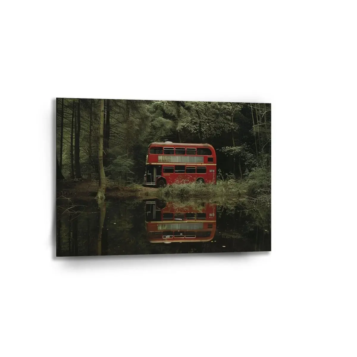 Obraz Červený patrový autobus - 90x60 cm