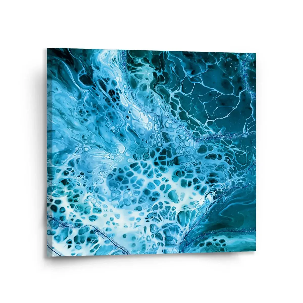 Obraz Magická modrá - 110x110 cm