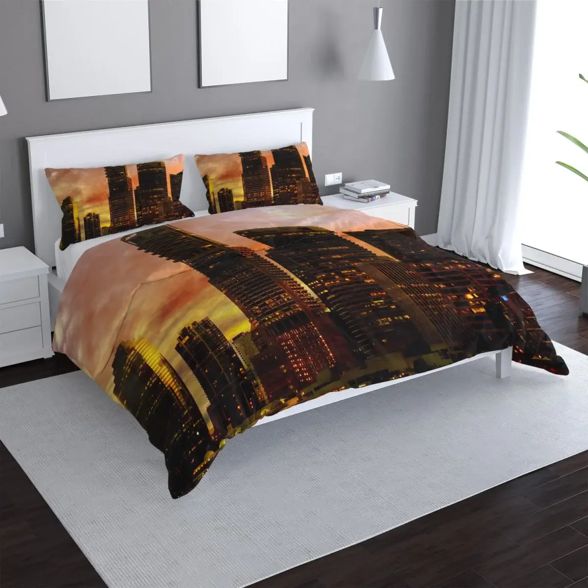 Povlečení Mrakodrapy - 140x200 / 90x70