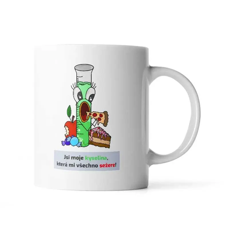 Hrnek Jsi moje kyselina - 890 ml - XXL