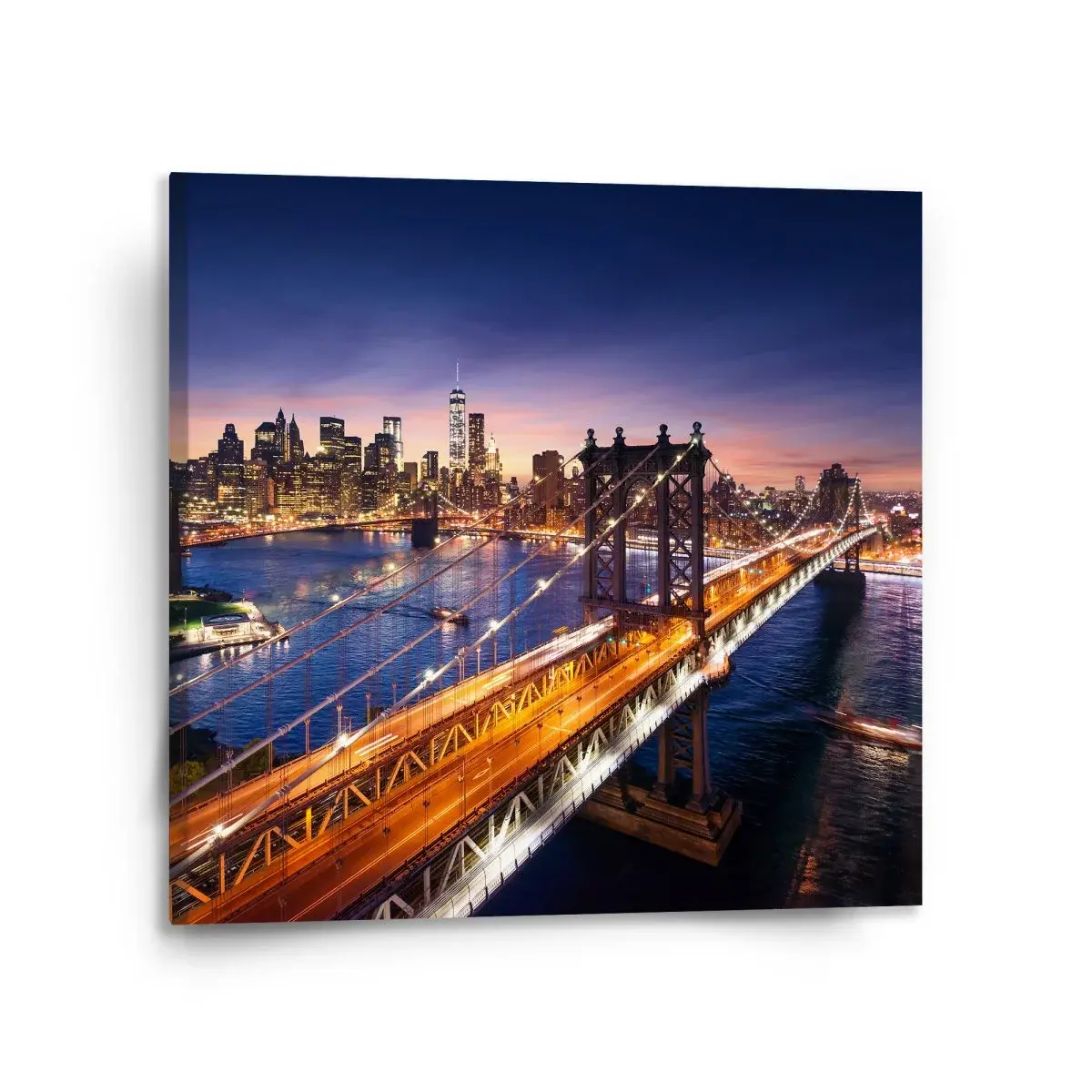 Obraz Most v New Yorku - 110x110 cm