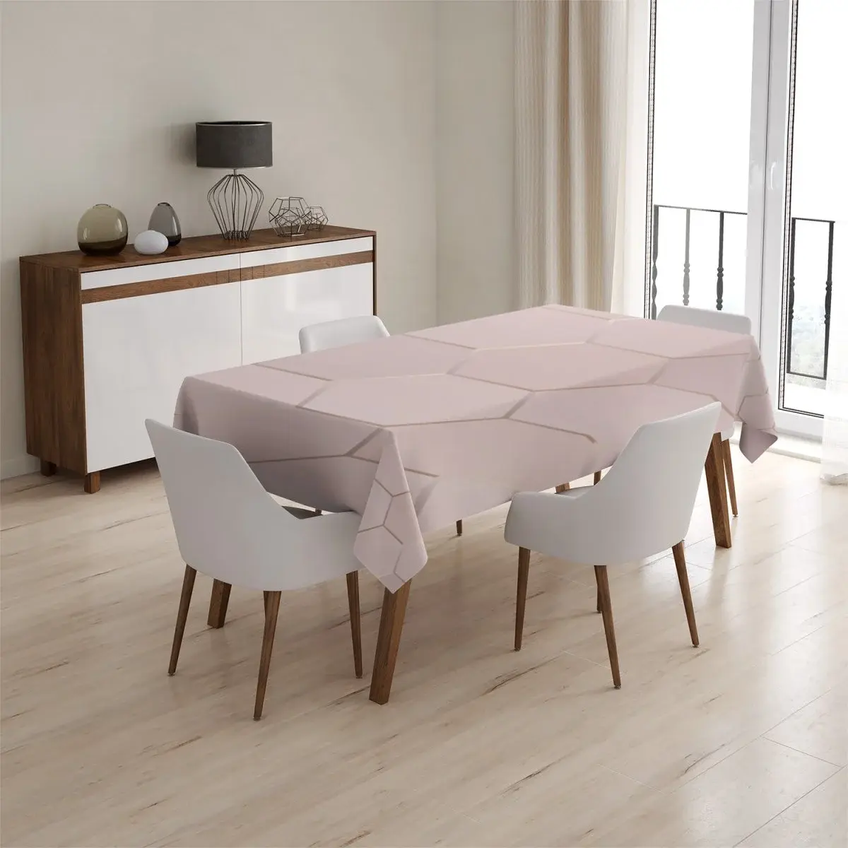 Ubrus Rose gold - 90x90 cm