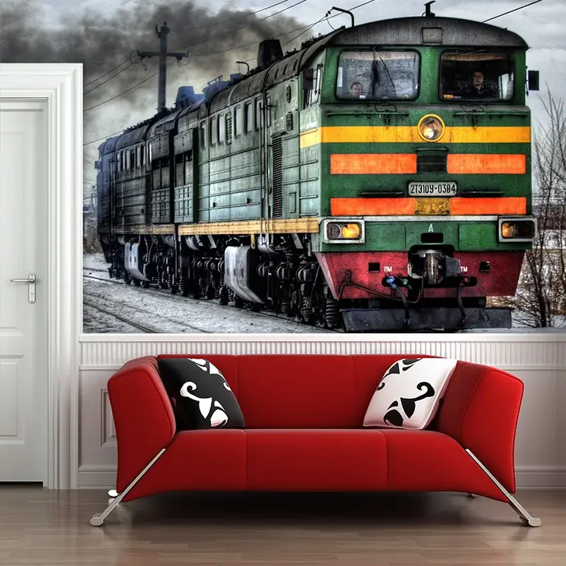 Tapeta Lokomotiva - 125x75 cm