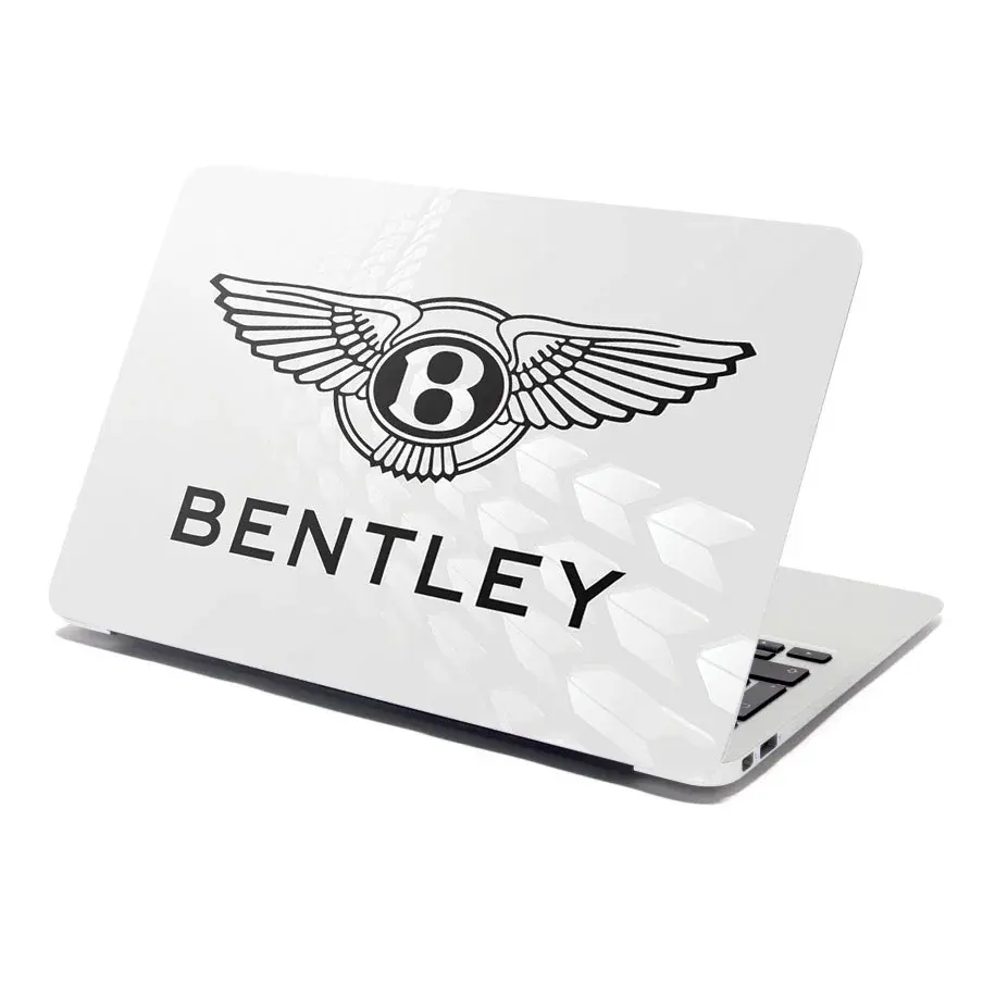 Samolepka na notebook Bentley na bílé - 38x26 cm