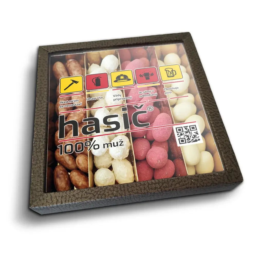 Mandle v čokoládě Hasič - 4x 80g