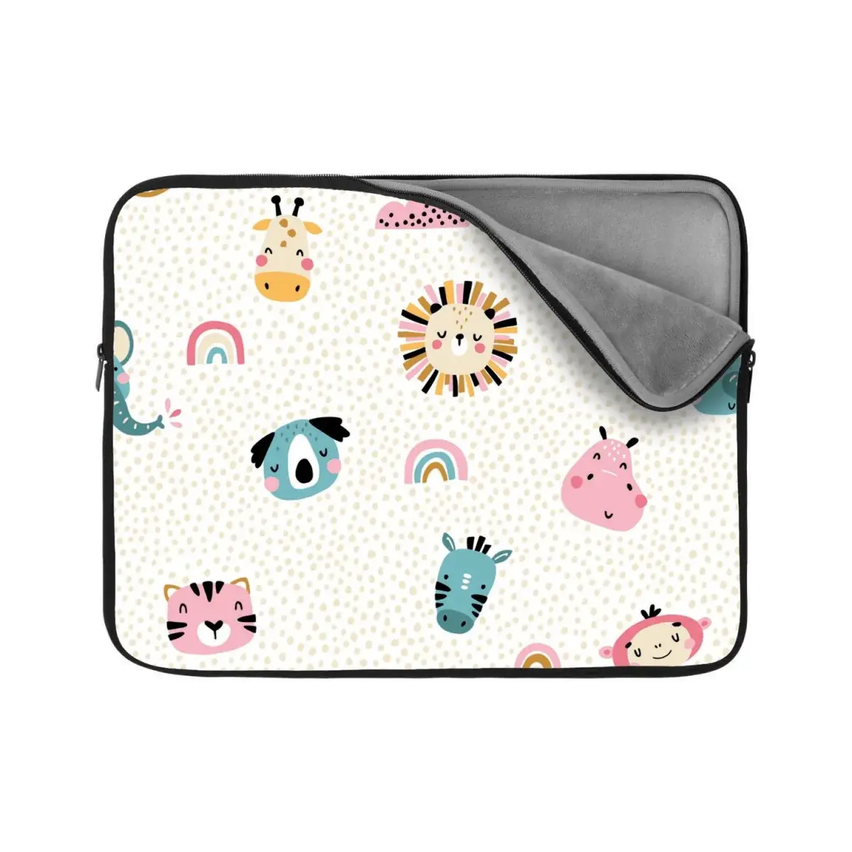 Obal na notebook Hroch, zebra a slunce - 17"