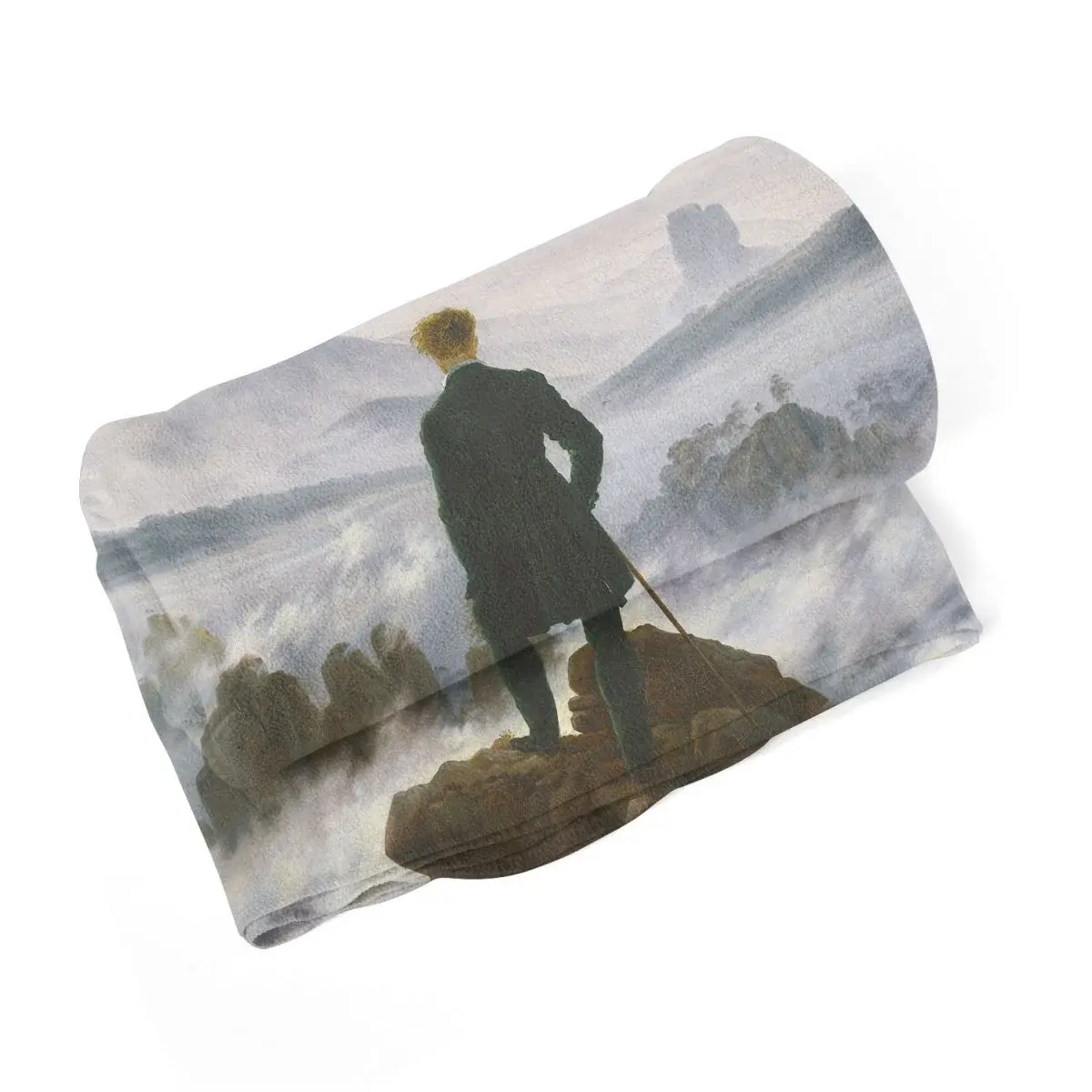 Deka Poutník nad mořem mlhy - Caspar David Friedrich - 190x140 cm
