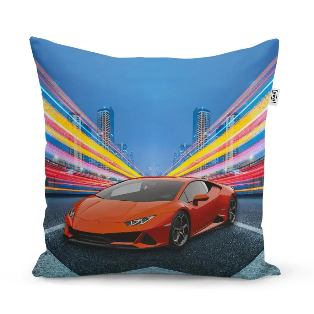 Polštář Sportovní auto 2 - 40x40 cm
