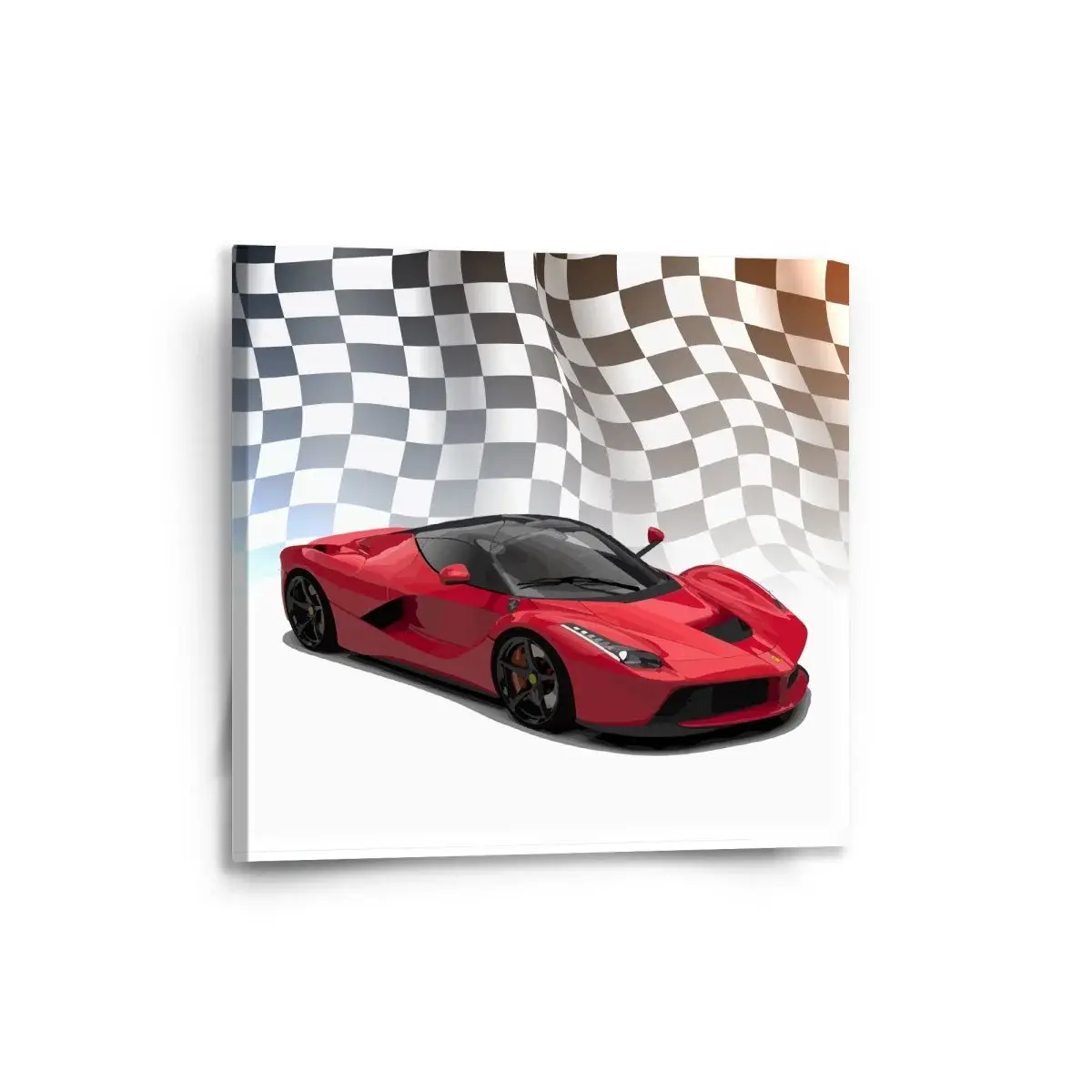 Obraz Ferrari Závodní vlajka -