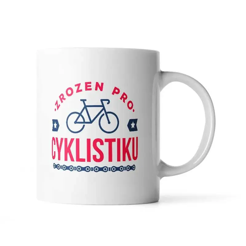 Hrnek Zrozen pro cyklistiku - 330 ml - standard