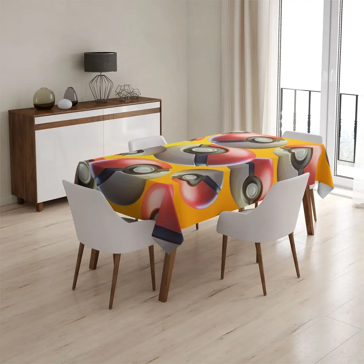 Ubrus Pokemon ball Pattern - 130x170 cm