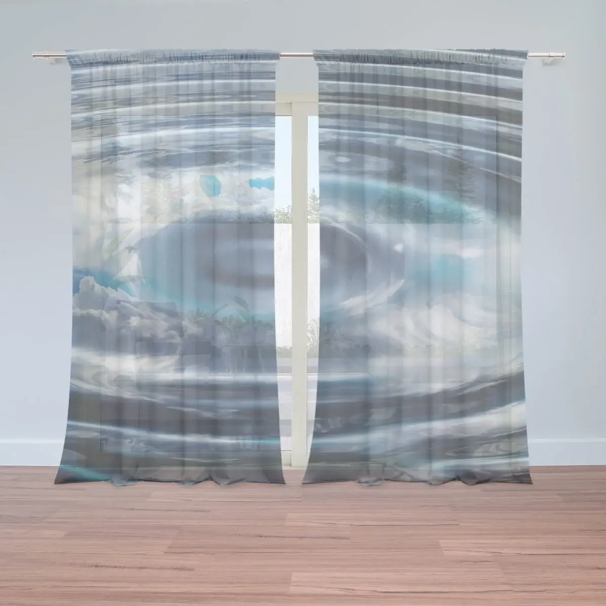 Záclony Nebe: 2ks 150x250cm