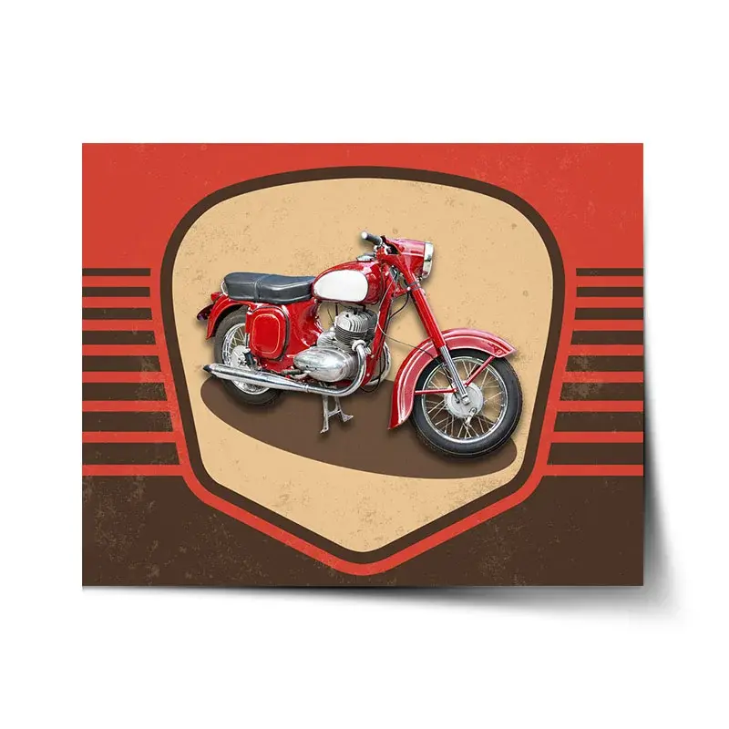 Plakát Jawa panelka Vintage - 60x40 cm