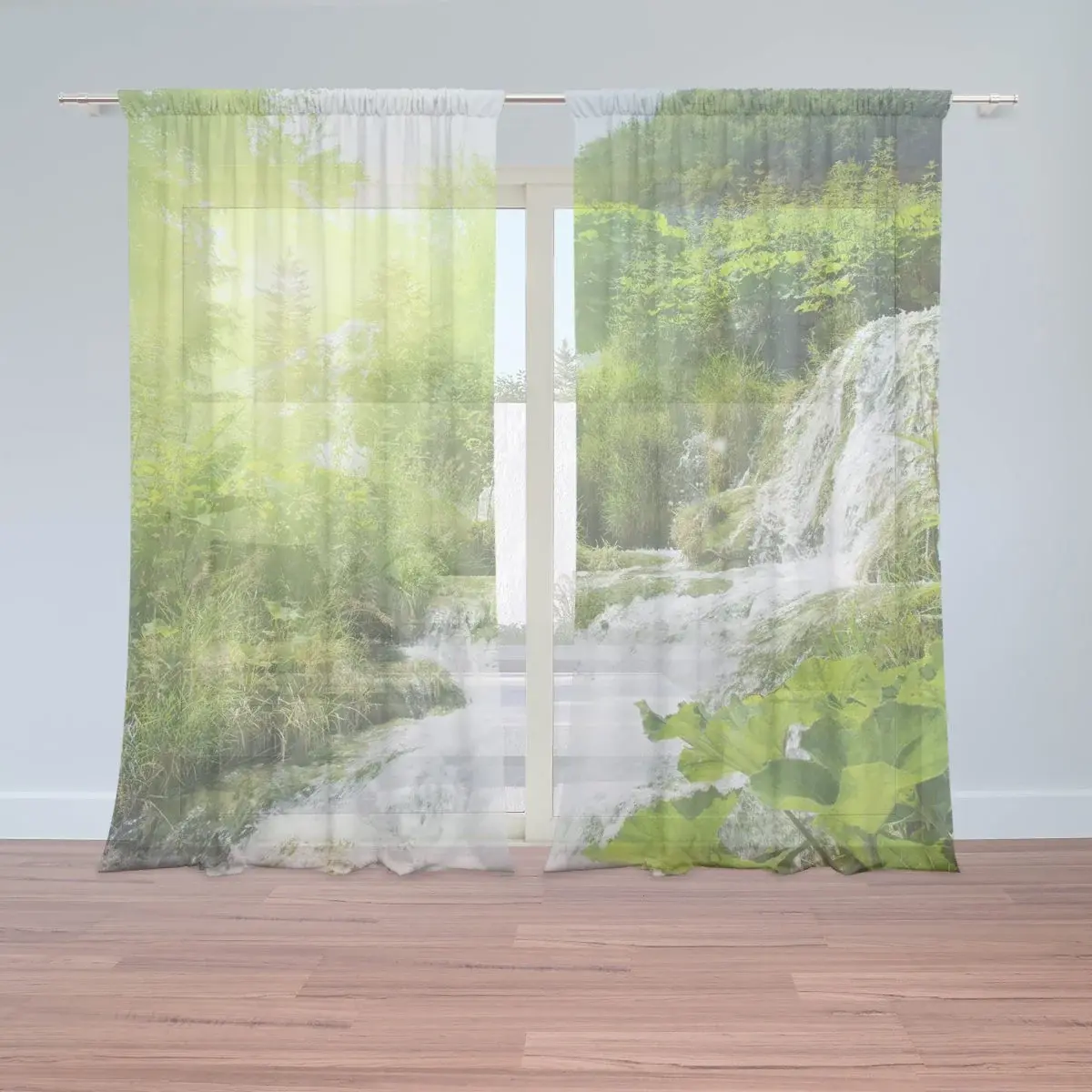 Záclony Kaskádovitý vodopád: 2ks 150x250cm