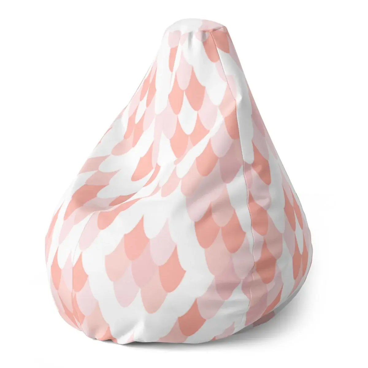 Sedací vak Pear Růžové obloučky - 140 x 100 x 25 cm