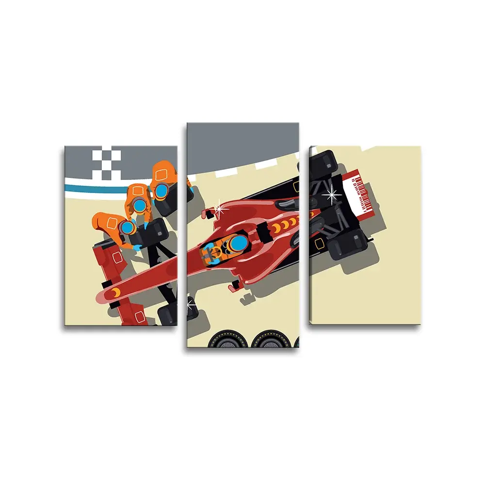 Obraz - 3-dílný Formule - 75x50 cm