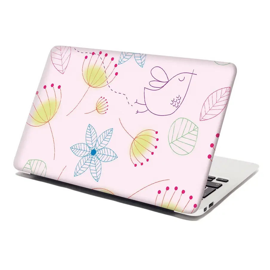 Samolepka na notebook Barevné obrázky - 38x26 cm