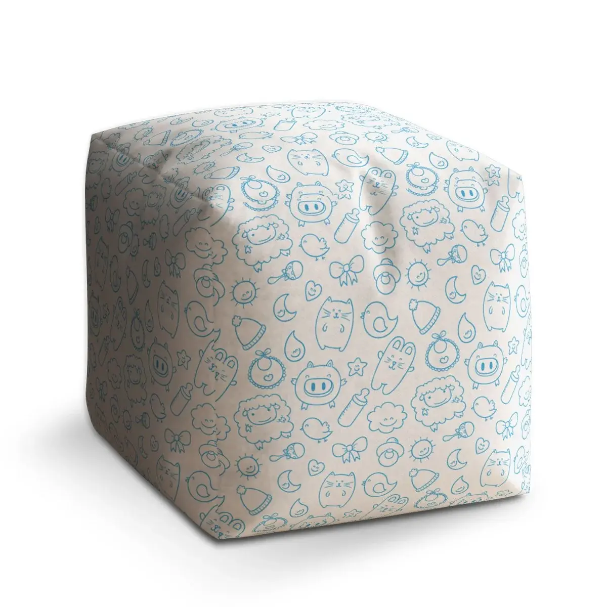 Taburet Cube Kreslení - 40x40x40 cm