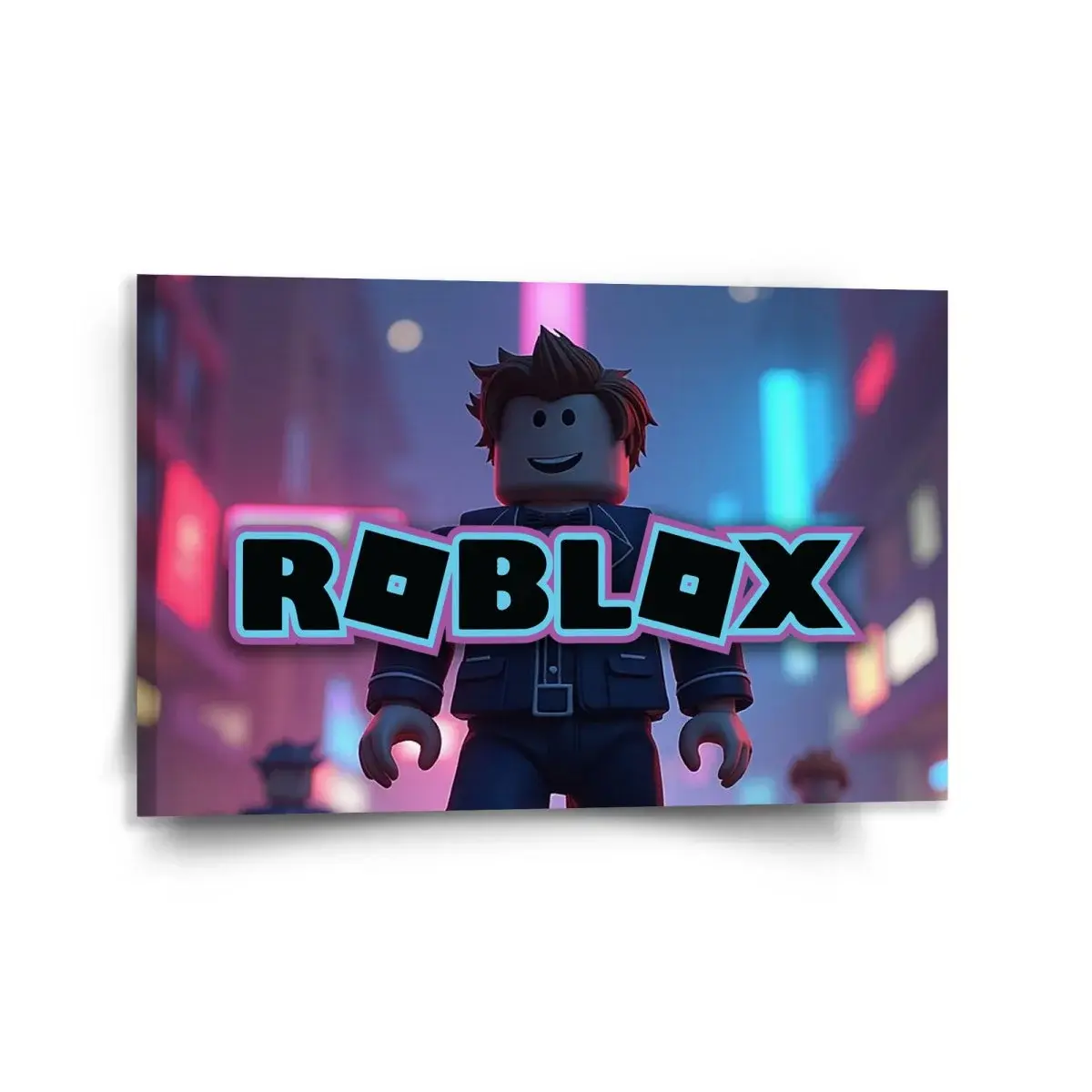 Obraz ROBLOX Neonové město - 120x80 cm