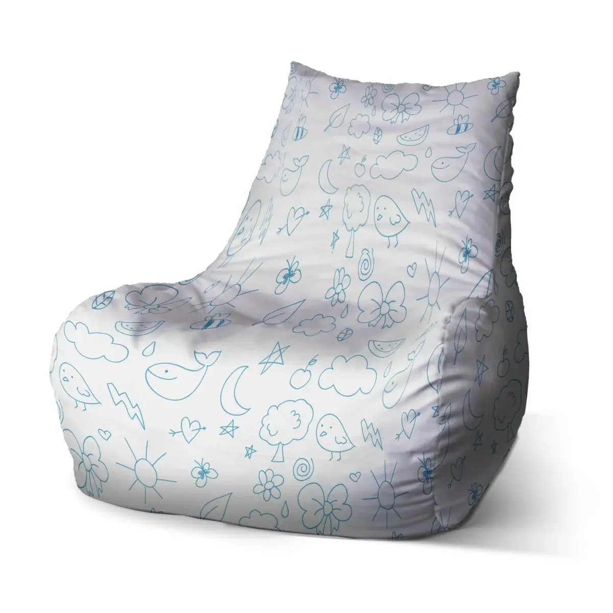 Sedací vak Bean Kreslení nejmenších - 100 x 90 x 45 cm