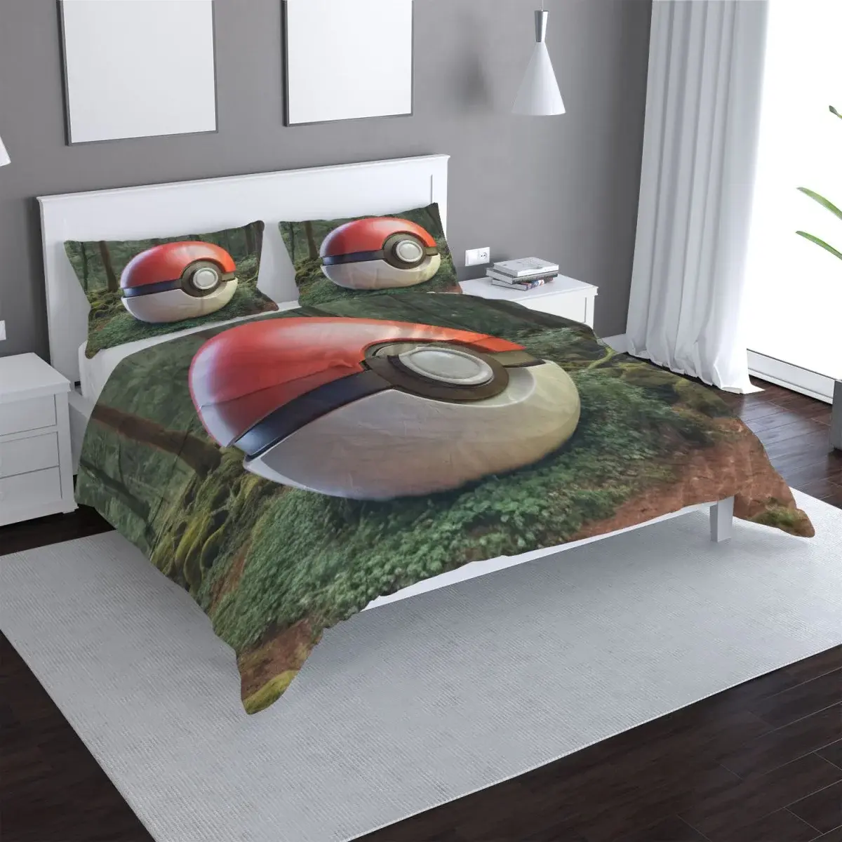 Povlečení Pokemon ball Les